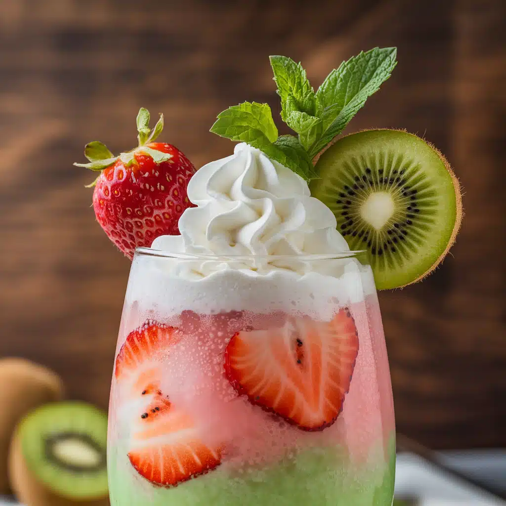 Strawberry Kiwi Fizz Mocktail