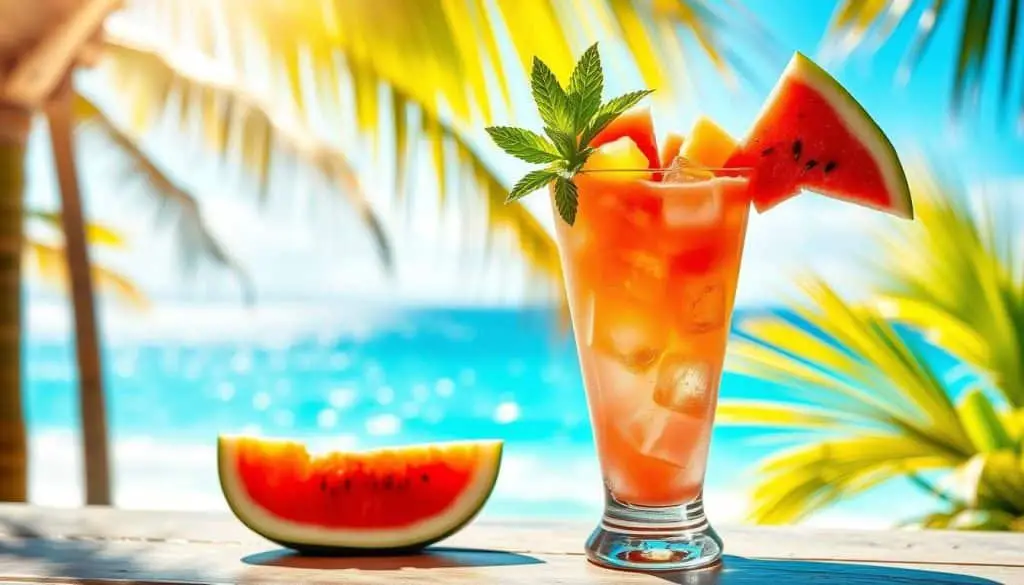 Summer Refreshments with Tropical Flavors