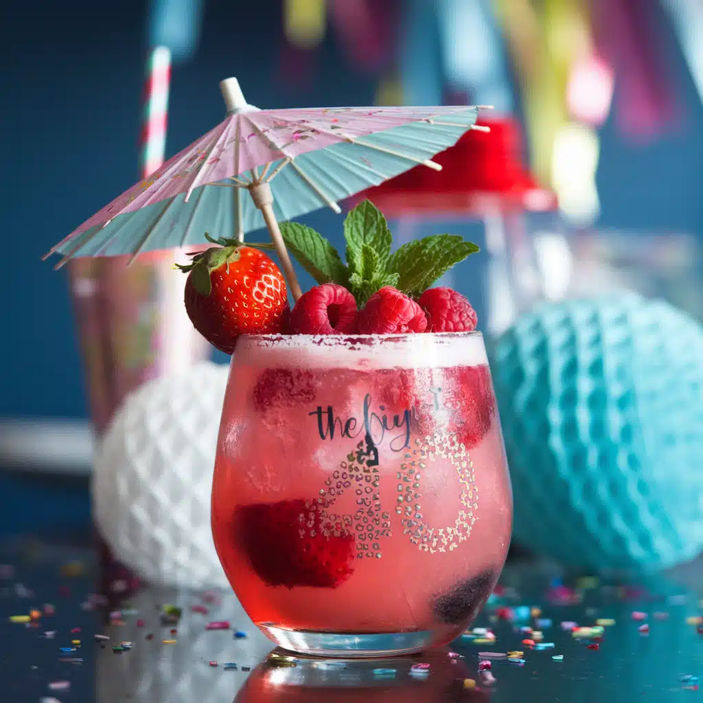 The Big 4-0 Berry Bash Mocktail