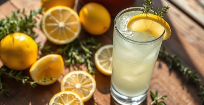 Thyme Lemon Mocktail