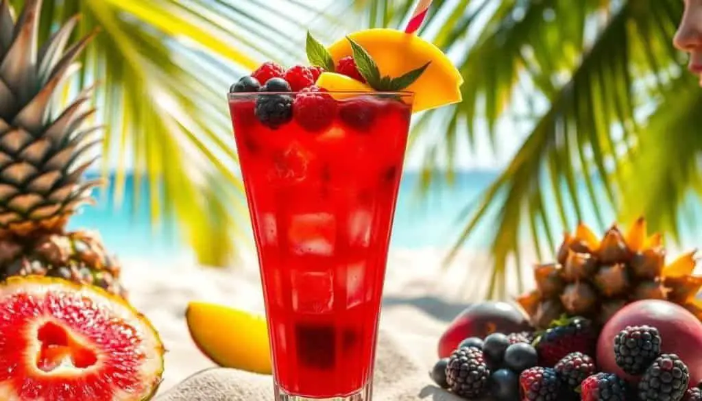 Tropical Berry Mocktail