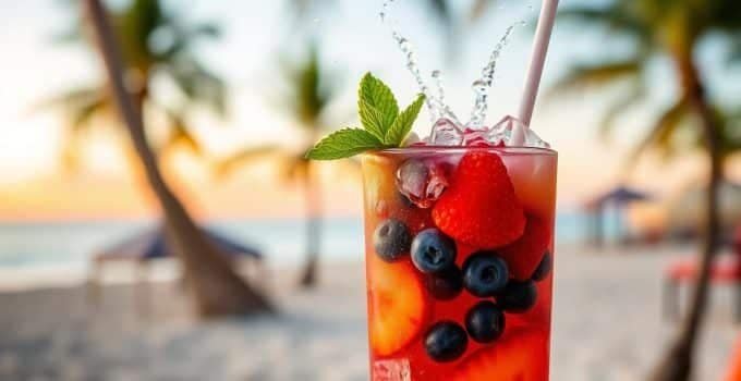 Tropical Berry Mocktail