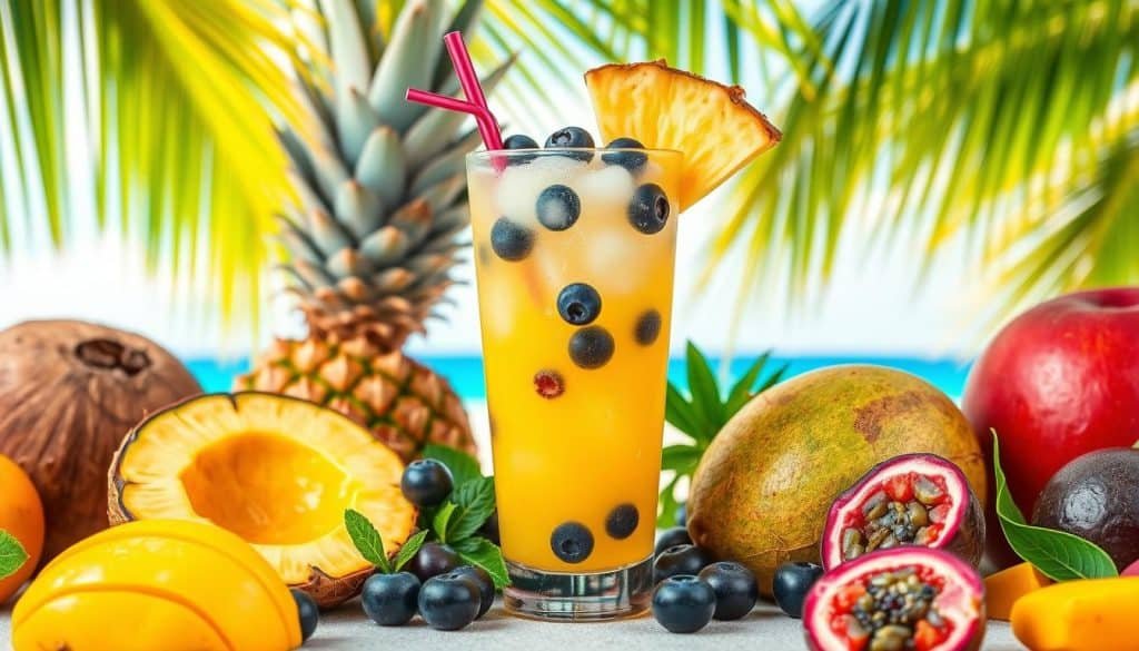 Tropical Fruit Drinks