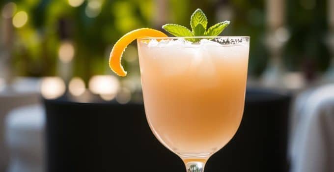 Vanilla Bean Sparkler Mocktail