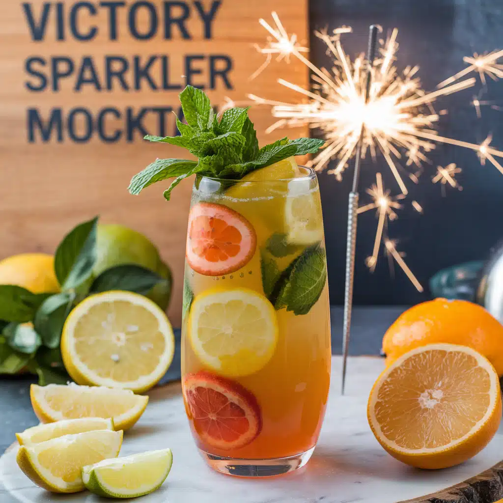 Victory Sparkler Mocktail