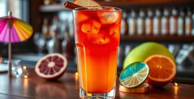 Virgin Fireball Mocktail