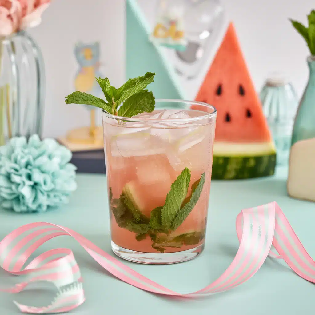 Watermelon Blossom Mocktail