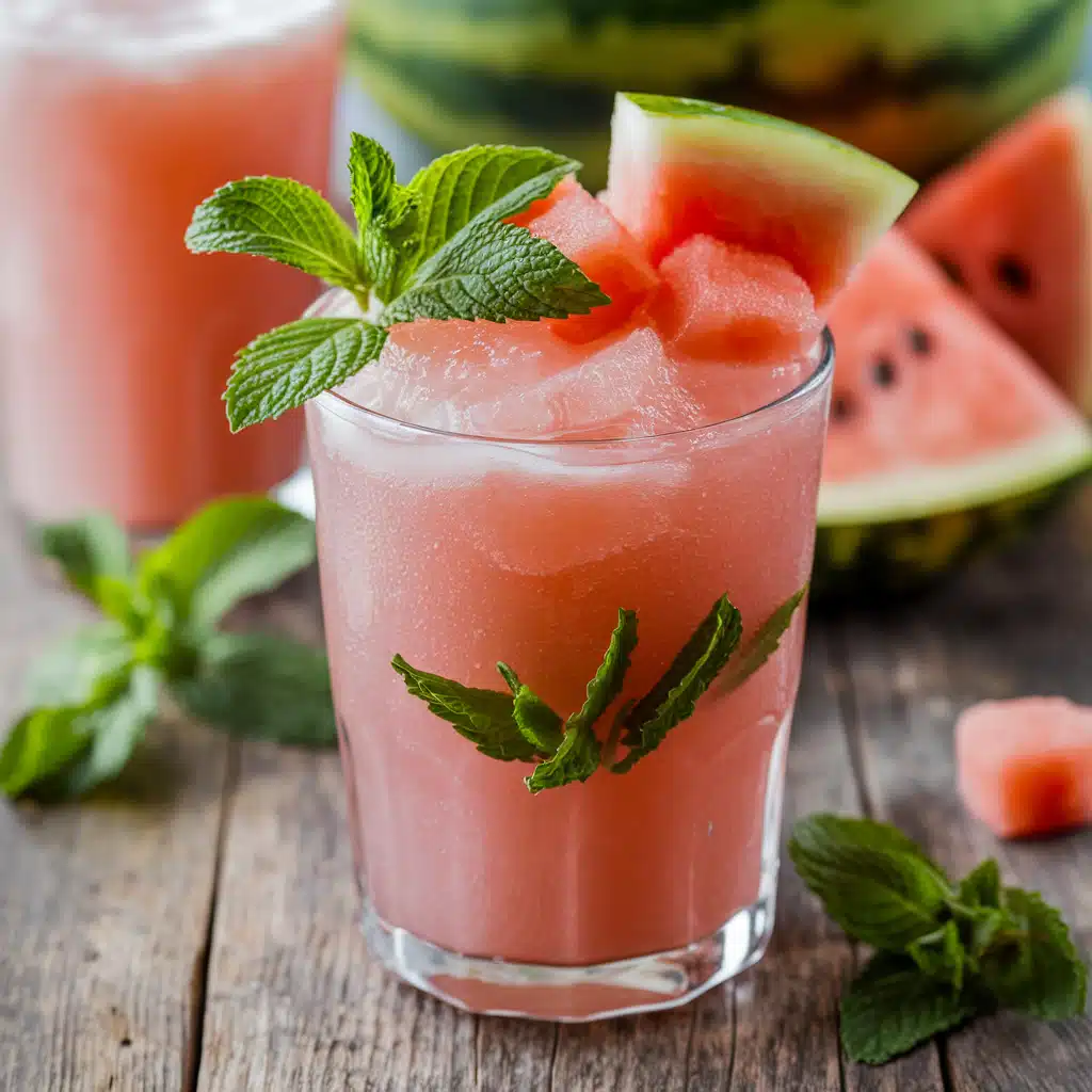 Watermelon Slushy Mocktail