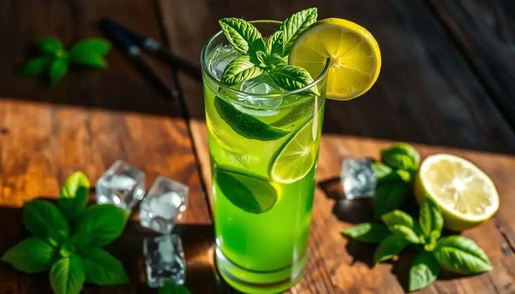 basil lime drink recipe