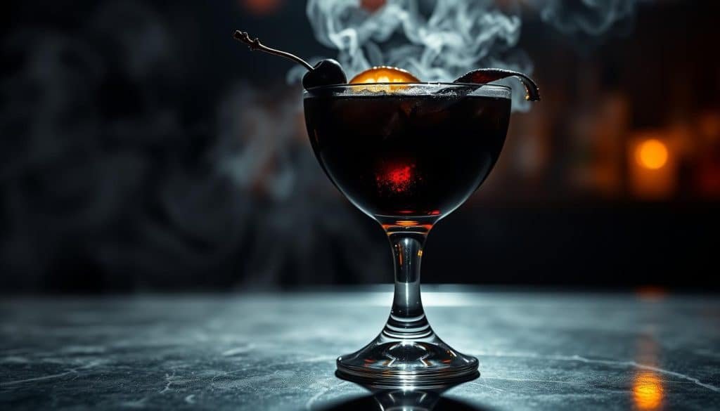 black cocktail recipe