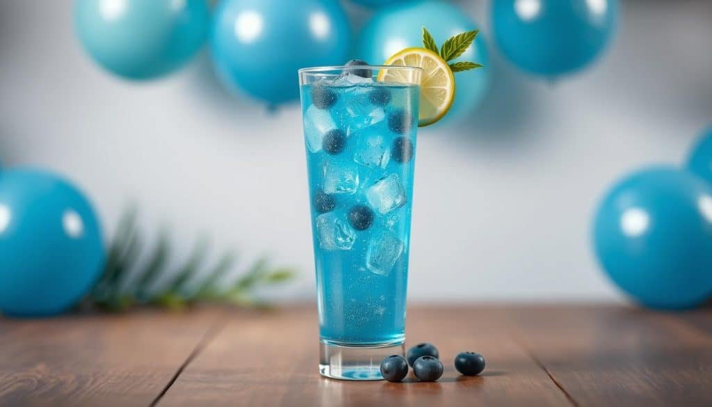 blue mocktail recipe