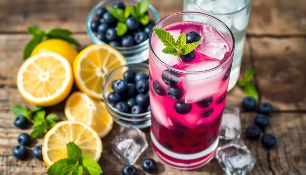 blueberry mocktail ingredients