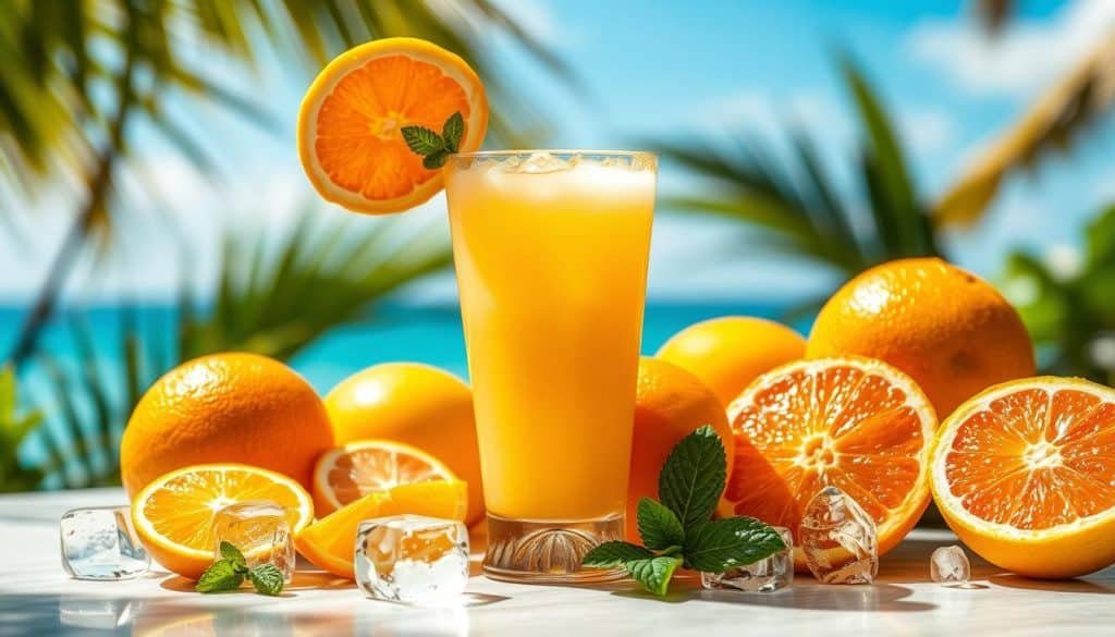 citrus drinks and refreshing summer drinks