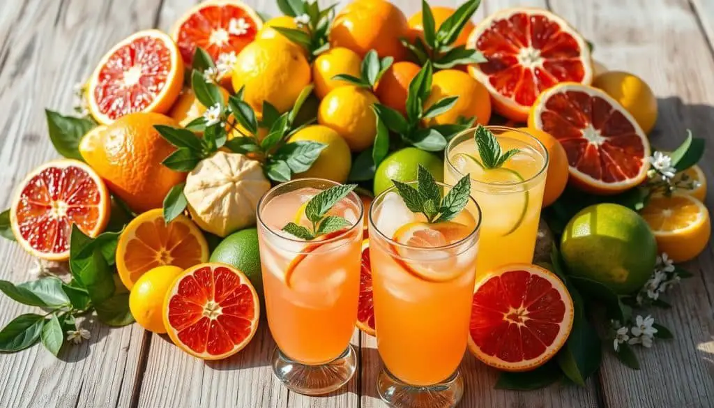 citrus drinks for spring