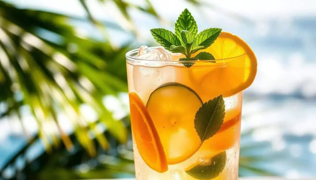 citrus flavors in a mocktail