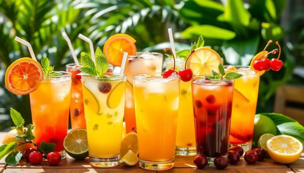 citrus flavors in refreshing cocktails