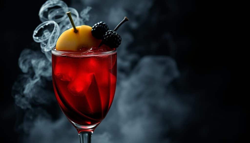 creepy apple mocktail
