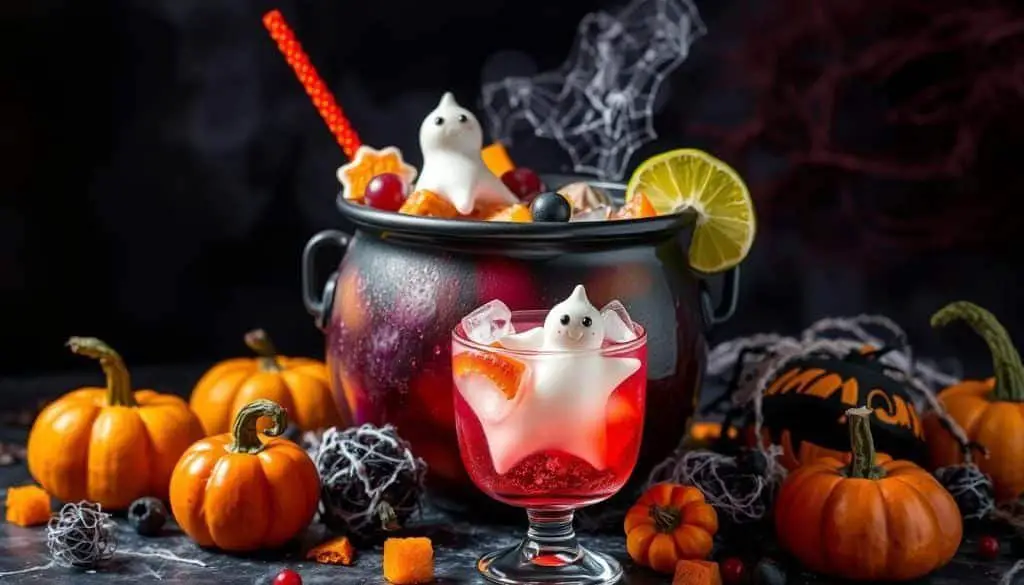 easy Halloween mocktail