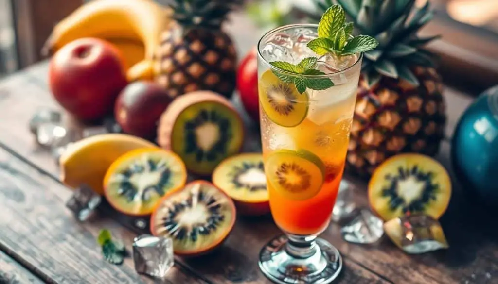 enhance Kiwi Cooler Mocktail