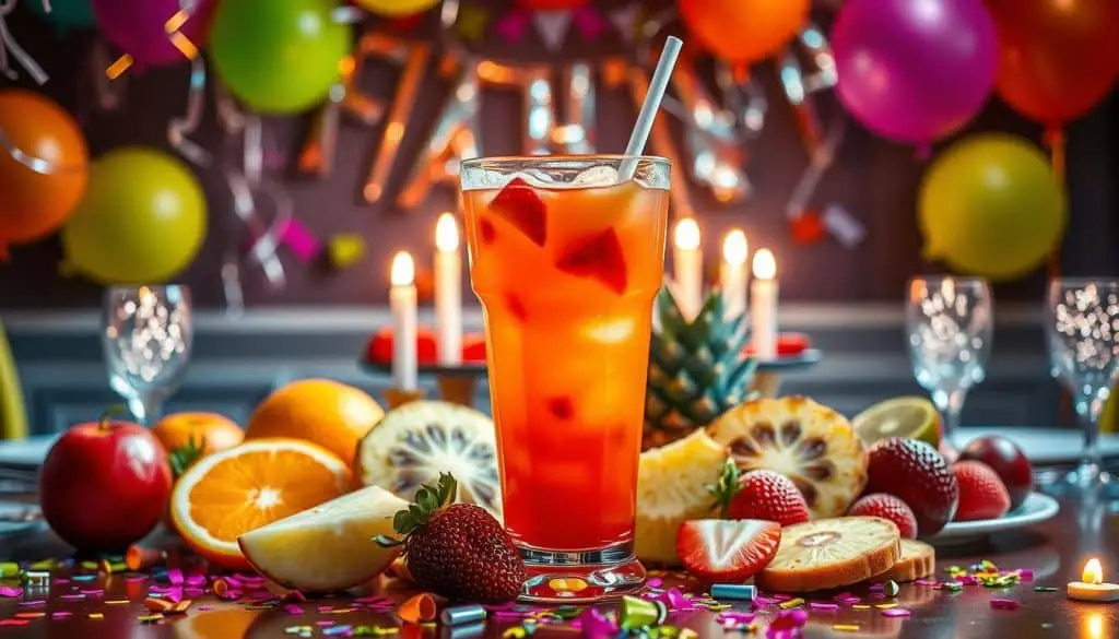 festive drink for a birthday celebration