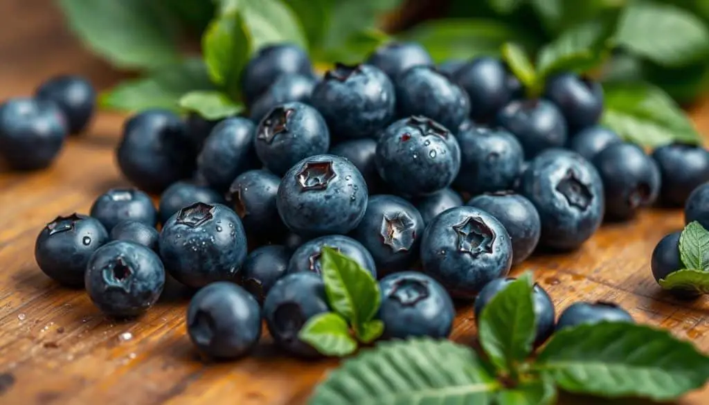 fresh blueberries for a blueberry smoothie
