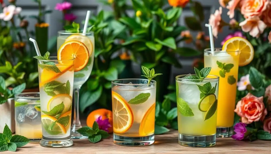 fresh mint citrus flavors seasonal variations refreshing cocktails