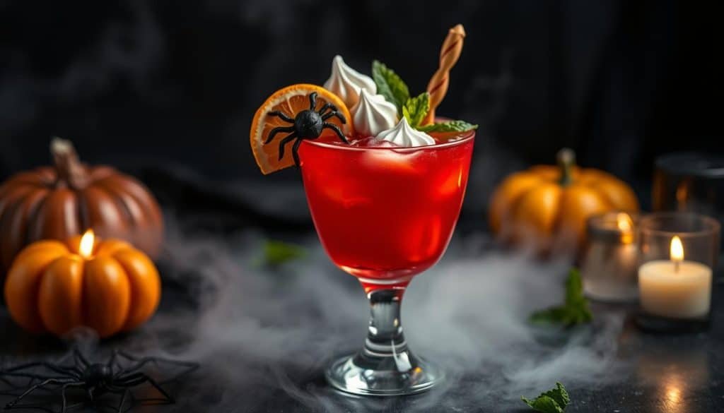 fresh mocktail garnish