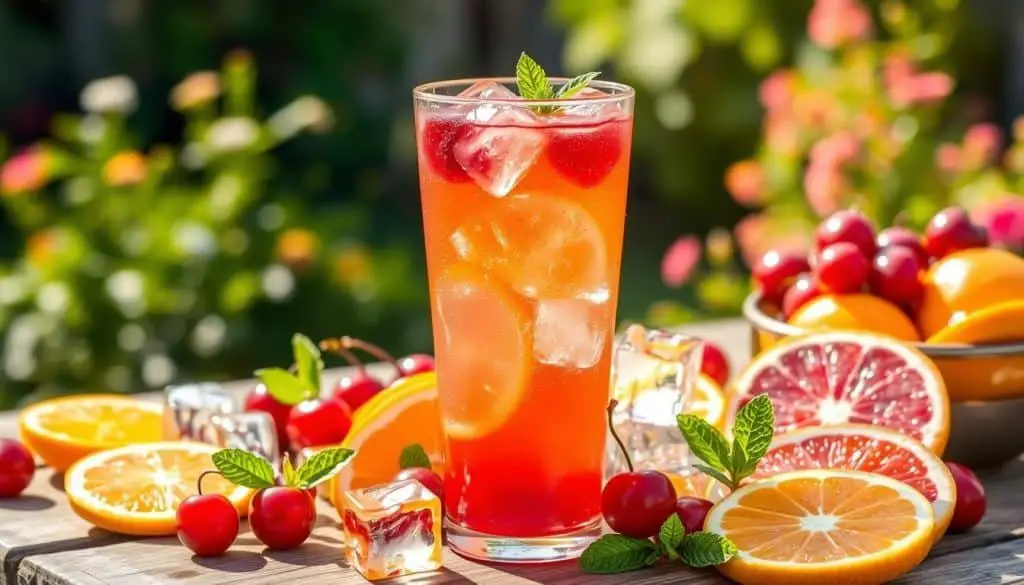 fruit-infused mocktails