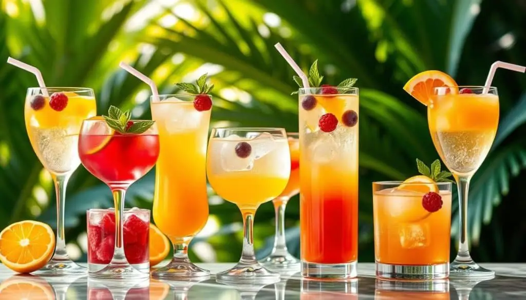 fruity mocktails