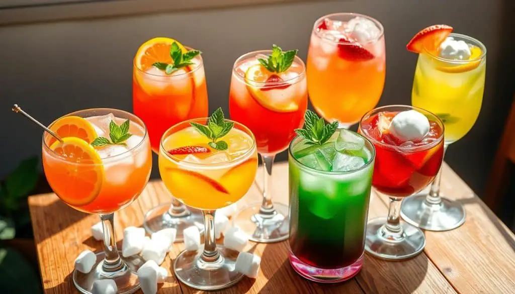 fruity mocktails
