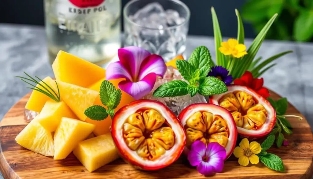garnishes for mocktail