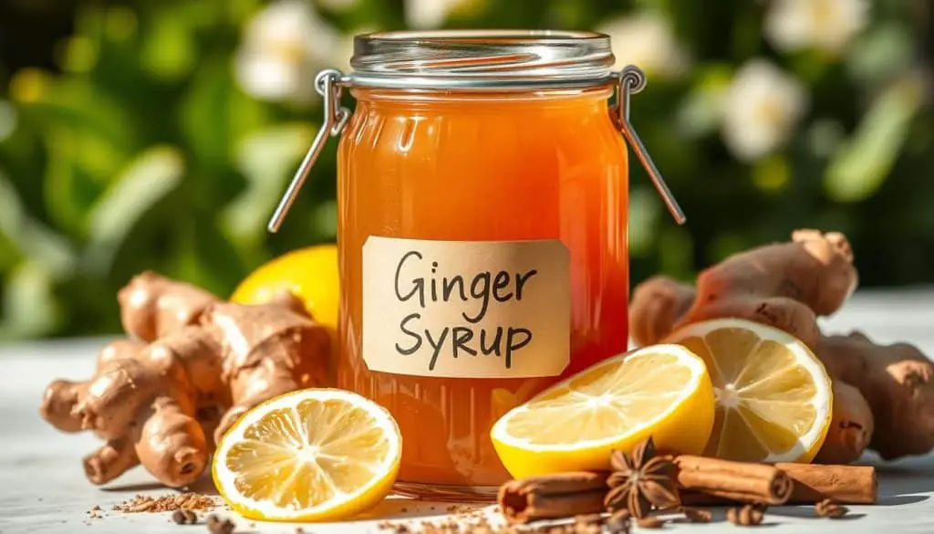 ginger syrup for a refreshing summer drink