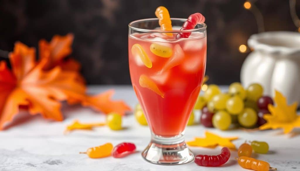 grape juice mocktail