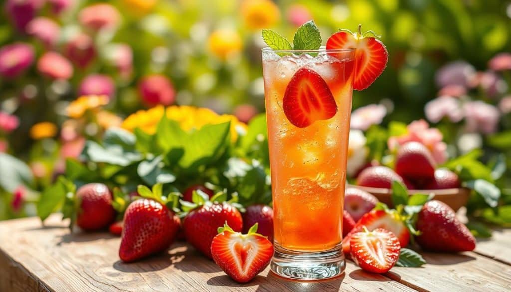 health benefits strawberry drinks
