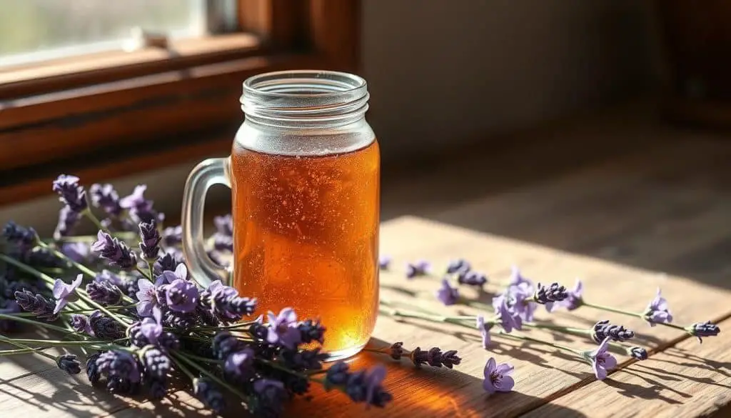 homemade lavender syrup