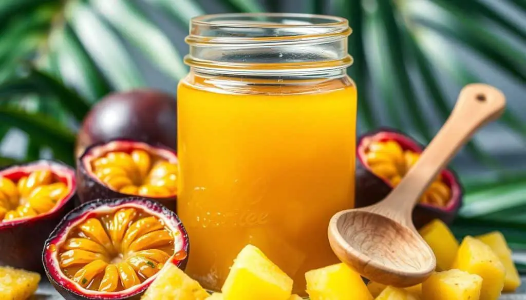 homemade passion fruit syrup