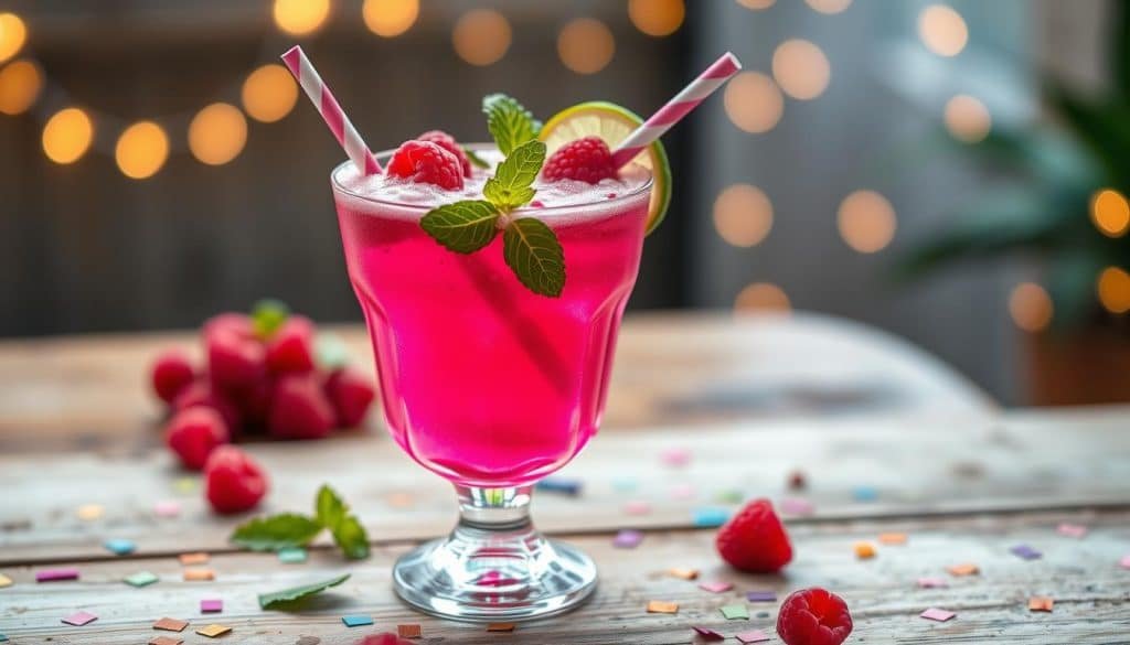 homemade velvet mocktail