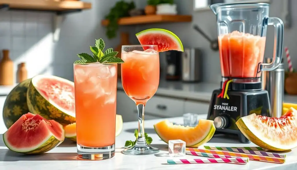 how to make Melon Bliss Mocktail
