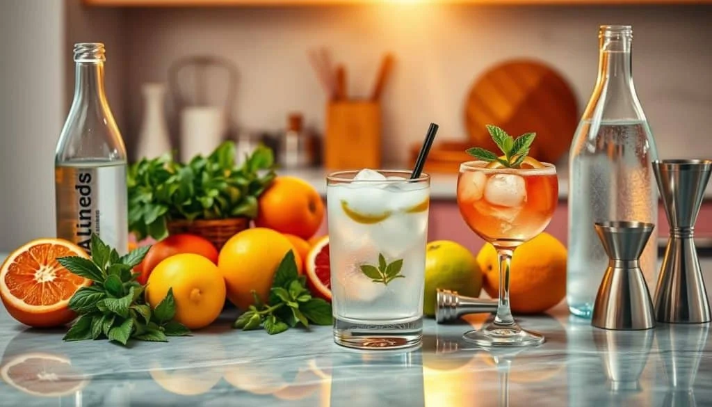 how to make sparkling mocktail