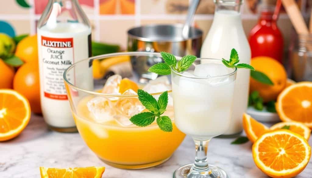 how to prepare creamy orange mocktail