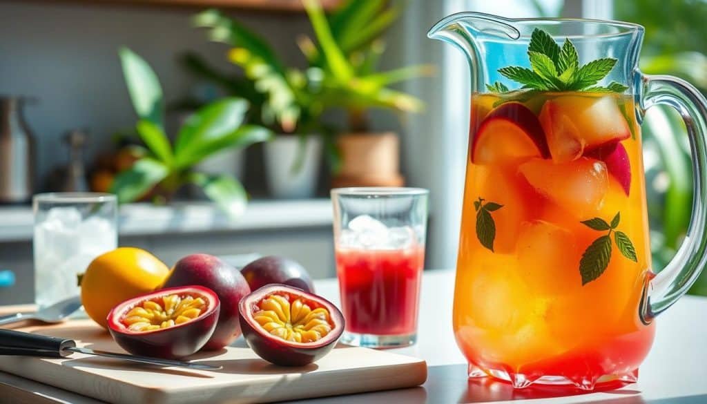 how to prepare passionfruit bliss mocktail