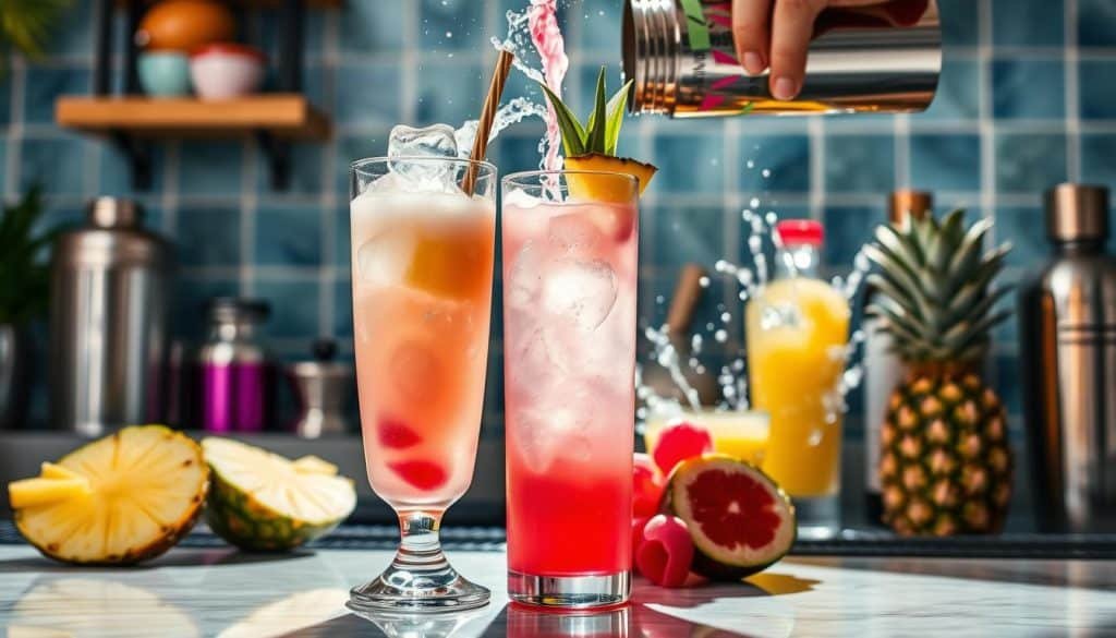 mocktail mixing techniques