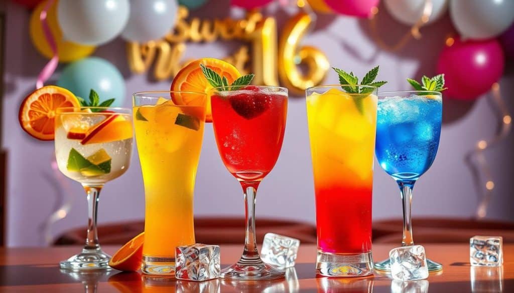 mocktail recipes for Sweet 16 parties