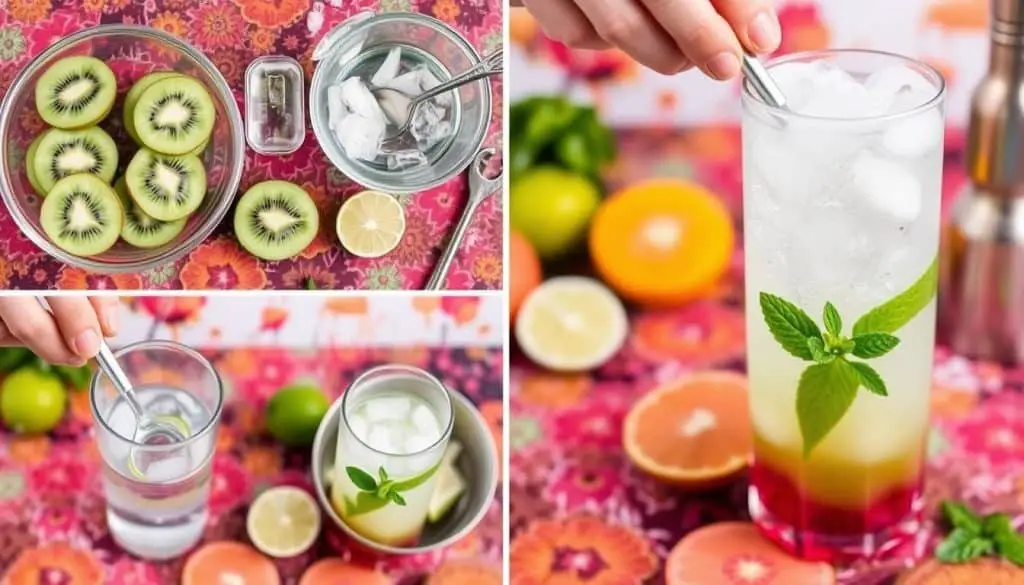 mocktail recipes preparation steps refreshing drinks