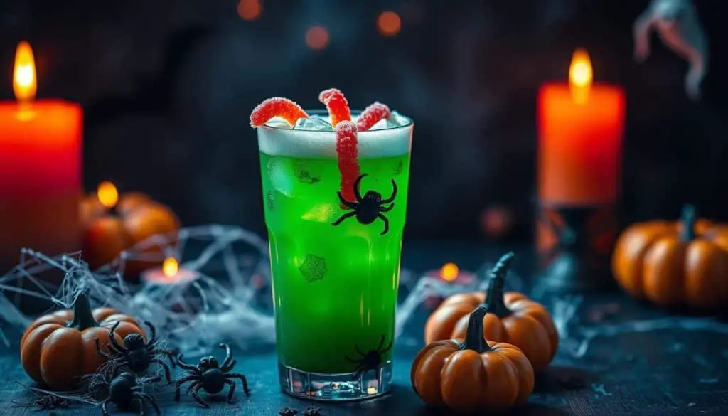 non-alcoholic Halloween cocktail