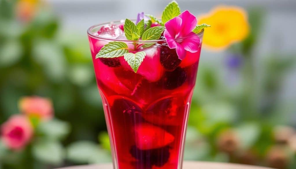 non-alcoholic berry drink