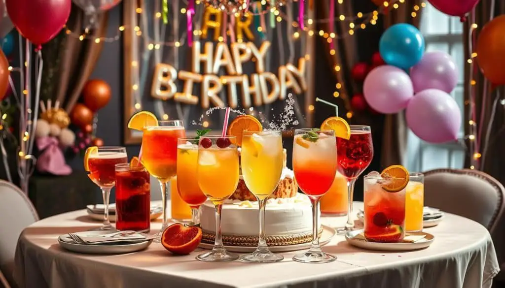 non-alcoholic drinks at celebrations