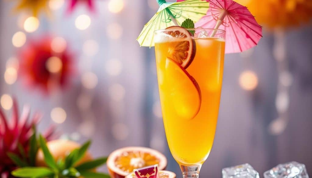 party drink Passion Punch Mocktail