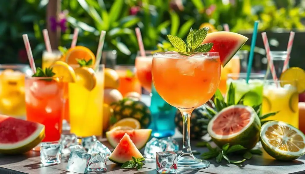 party drinks for summer festivities with Melon Bliss Mocktail