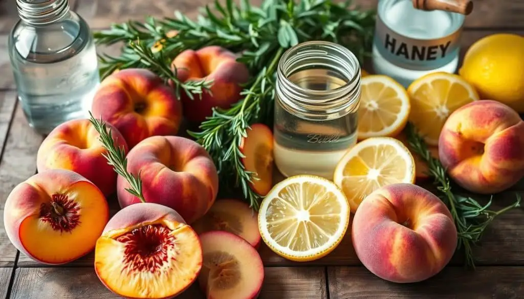 peach mocktail ingredients